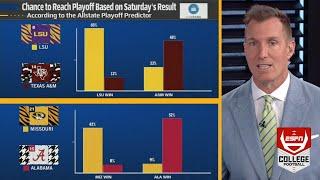 Chris Doering breaks down Chance to reach College Football Playoff based on Week 9 Saturday's result