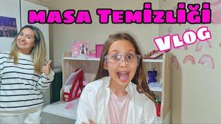 RÜYA TEMİZLİK DÜZEN VLOG - MASA TEMİZLİĞİ