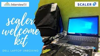 Scaler welcome kit 2022 | DELL laptop unboxing | Redmi 9A and logitech c270 | work from home