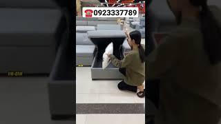 Mẫu ghế sofa góc giường ( #sofabed ) đa năng thông minh đẹp độc đáo, hotline 0923337789 #sofa_giường