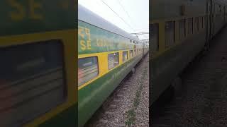 garibrath express crossing in full speed #indianrailways #speed #train