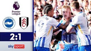 90+8! Brighton siegt vom Punkt! | Brighton & Hove Albion - FC Fulham | Highlights - PL 2024/25