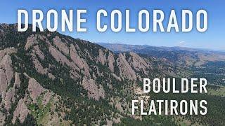 Drone Colorado - Boulder Flatirons