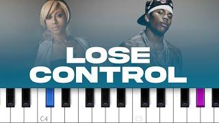 Keri Hilson ft Nelly - Lose Control  (piano tutorial)