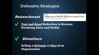 Defensive Strategies 2019