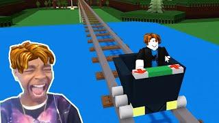 Roblox BUILD A BOAT Funny Moments MEMES (CART RIDE)