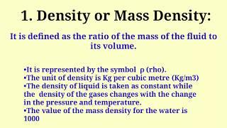 Properties of Fluids in Fluid Mechanics | AMIE help...