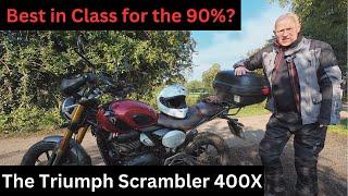 IT'S TRUE Triumph scrambler 400x is best in class says UK's motorcycle critic of over 40 years