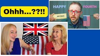 British Perspective on America's Independence Day - Brits React!