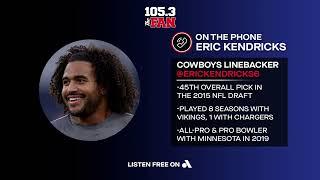 Eric Kendricks on 105.3 The Fan 1-2-25 | Dallas Cowboys 2025