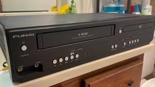 FUNAI DV220FX4 DVD VCR Combo Player 4 Head VHS Video Recorder