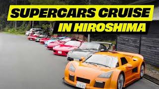 Thrilling Supercars Cruise in Hiroshima Japan | Throdle