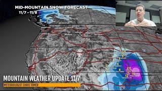 Mountain Weather Update 11/7, Meteorologist Chris Tomer