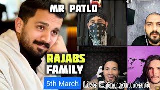 Rajabs Family & Mr Patlo  Live 5th march Rajab and Haider #youtubelive #rajabsfamily #bigfun