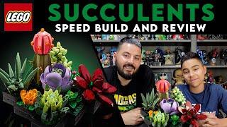 LEGO Succulent Speed Build and Review