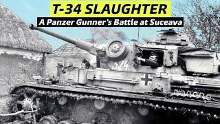 Panzer IVs vs. T-34/85s: The Intense Tank Clash at Suceava through the eyes of a Panzer Gunner