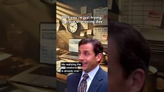 Sunday Scaries Are Real: Michael Scott Knows the Struggle 