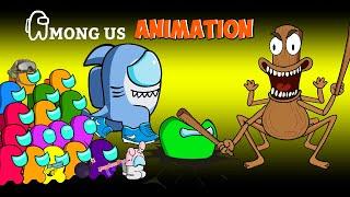 어몽어스 Among Us VS Tung Tung Tung Sahur Cursed ( Brainrot Animals ) | AMONG US FUNNY ANIMATION