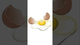 "Runny Egg or Cat? Watch This Amazing Transformation!" #digitaldraw #cartoondrawing #fun #egg #cat