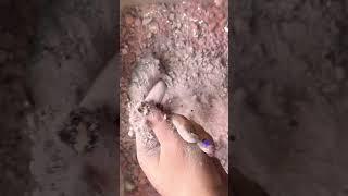 Crispy crunchy gym chalk reforms crush ASMR #oddlysatisfying #asmr #gymchalkasmr