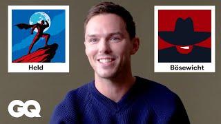 Nicholas Hoult: THIS OR THAT – Hero vs Villain | GQ Germany