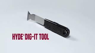 HYDE Tools Dig'It Removal and Scraping Tool | Tool No. 43670