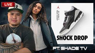 SHOCK DROP TOMORROW! BLACK CEMENT JORDAN 3 FT. @ShadeTV247