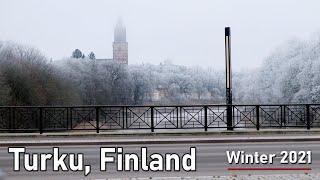 Frosty Winter Day in Turku, Finland (2021)