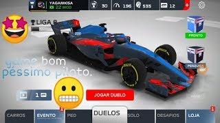 F1 mobile testando o game, bom jogo péssimo piloto .