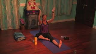 An AWESOME 1-hour Gentle Yoga Class with ThetaHealing led by Anke