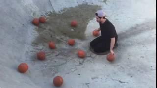 Juggling 11 Basketballs at Once