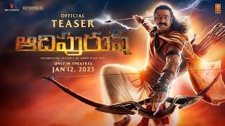 Adipurush Teaser Telugu | Prabhas | Kriti Sanon | Saif Ali Khan | Om Raut | UV Creations