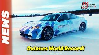 NEW PORSCHE TAYCAN GTS 2025 - NUOVO GUINNES WORLD RECORD