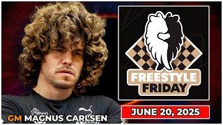  Magnus Carlsen | Freestyle Friday 2025 | June 20, 2025 | chesscom