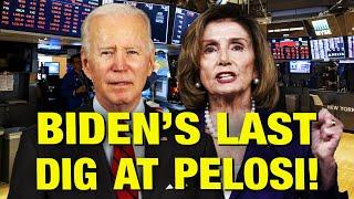 Biden Sticks It To Pelosi On His Way Out!