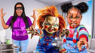 AMORA TURNED INTO CHUCKY DOLL 