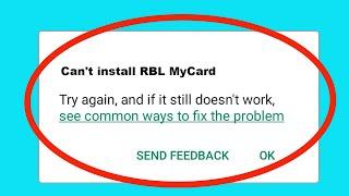 Fix Can't Install / Download RBL MyCard App in Google Playstore In Android