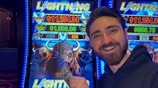 We Put $100 in this Lightning Buffalo Link Slot and THIS Happened!