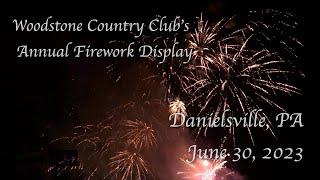 Explosive Night Sky: Annual Fireworks Display at Woodstone Country Club, Danielsville