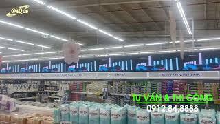 Siêu Thị Go Việt Trì - Phú Thọ | DQ Lắp đặt Màn hình LED P3 trong nhà