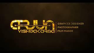 GOLDEN ANIMATED LOGO | AFETR EFFECT | ARJUN VISHWAKARMA | DESIGNAGE