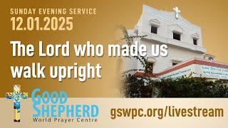  LIVE || [English/Tamil] Sunday Service || The Lord who made us walk upright || GSWPC || 12-01-2025