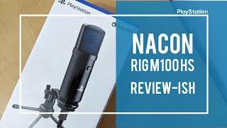 Nacon Rig M100 HS microphone for PlayStation 5 (Review-ish)