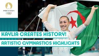 Kaylia Nemour  creates history in artistic gymnastics | Paris 2024 Highlights