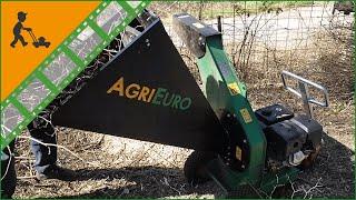 AgriEuro Premium Line Petrol Garden Shredder - Loncin G420F engine - Customer's video