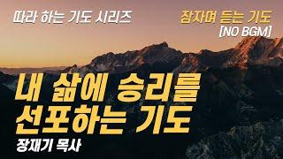 (따라하는 기도시리즈) 258 내 삶에 승리를 선포하는 기도, 요한복음으로 드리는 기도 6, 잠자며 듣는 기도 / 장재기 목사 NO BGM