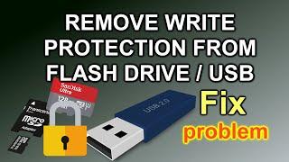 How to REMOVE Write Protection from ANY USB Drive️Without Losing Files [Fix]