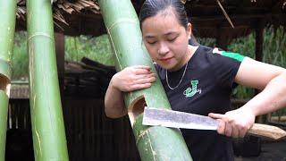 FULL VIDEO: 90 Days Build a Farm Life - Bamboo House, Plant orchids, Animal, Gardening