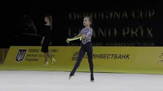 Deriugina CUP 2018 Artemenko Sofia 1st place