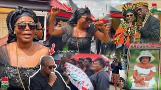 Mzbel turns her late mum’s funeral into NDC Mini Rally as they happily jam to Mahama’s Onaapo